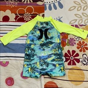 Hurley wetsuit rash-guard bathing suit UPF 50 6mo